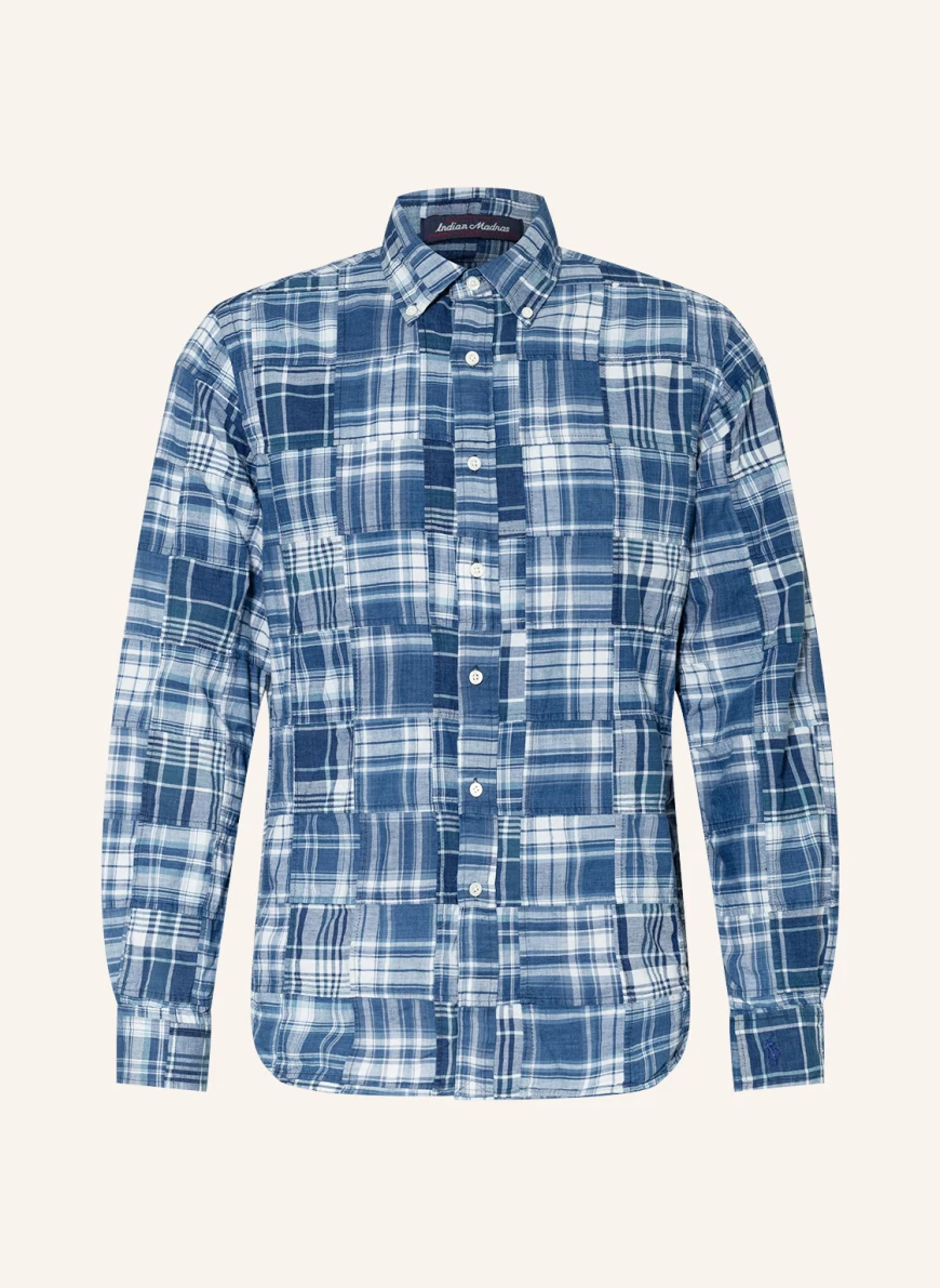 POLO RALPH LAUREN Hemd Custom Fit in blau/ hellblau/ weiss