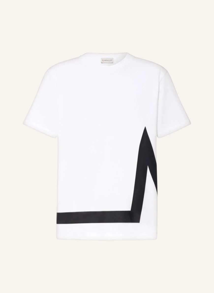MONCLER enfant T-Shirt in weiss/ schwarz