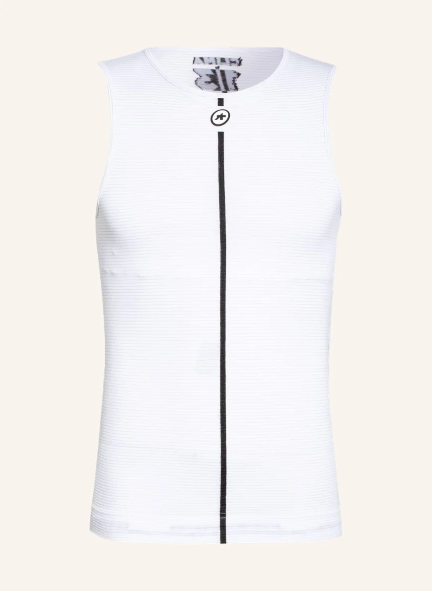 ASSOS Funktionswäsche-Shirt ASSOSOIRES NS SKIN LAYER in weiss/ hellgrau