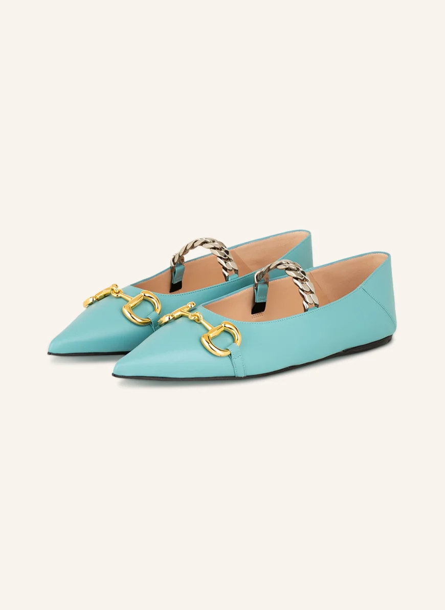 GUCCI Ballerinas in 4933 dusty azure