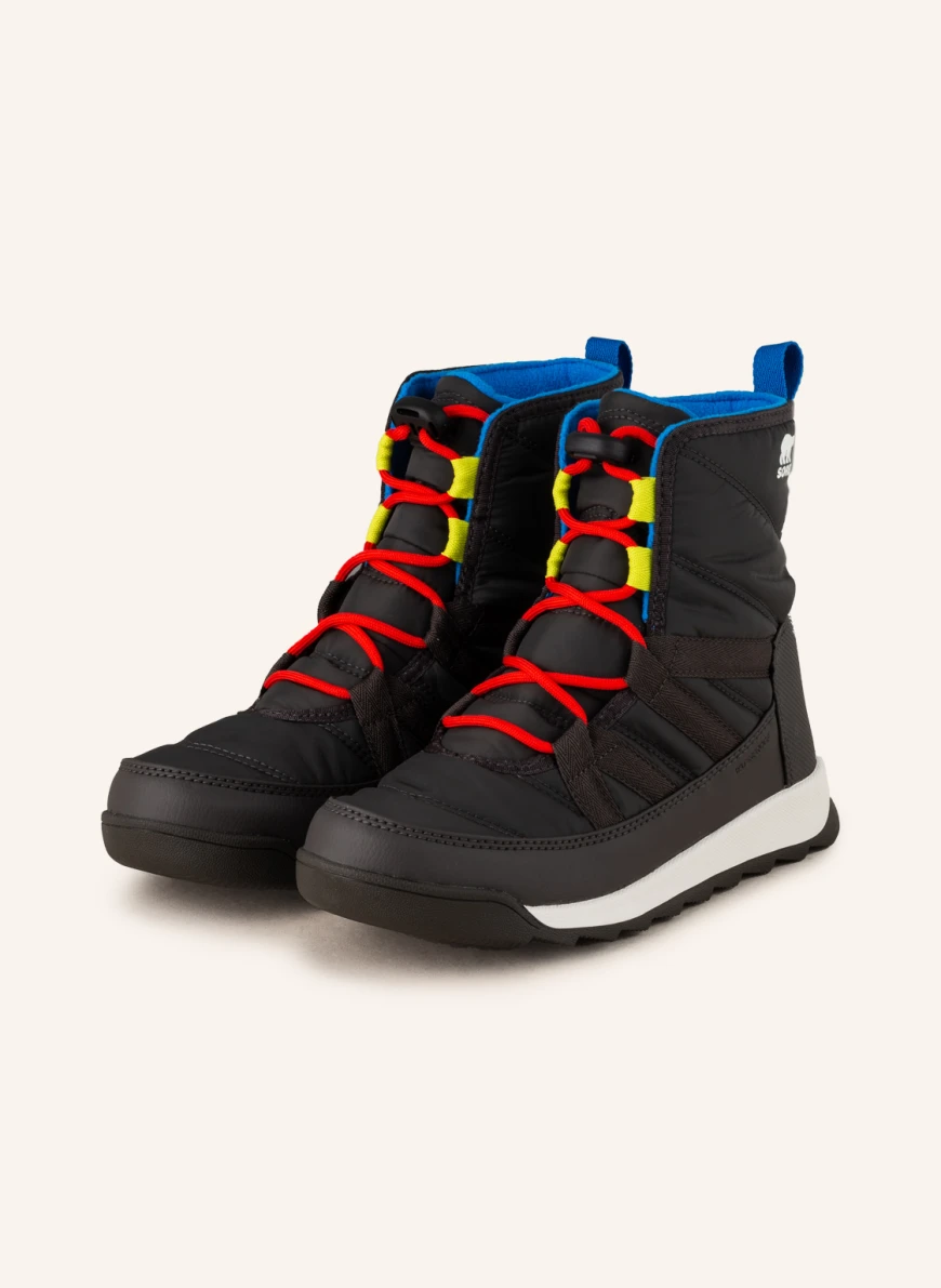SOREL Boots YOUTH WHITNEY in dunkelgrau/ rot