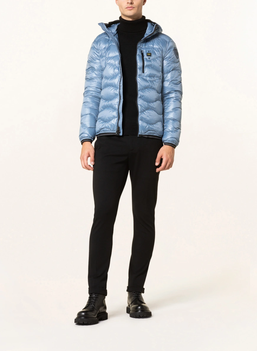 Blauer Daunenjacke in blau SV6319