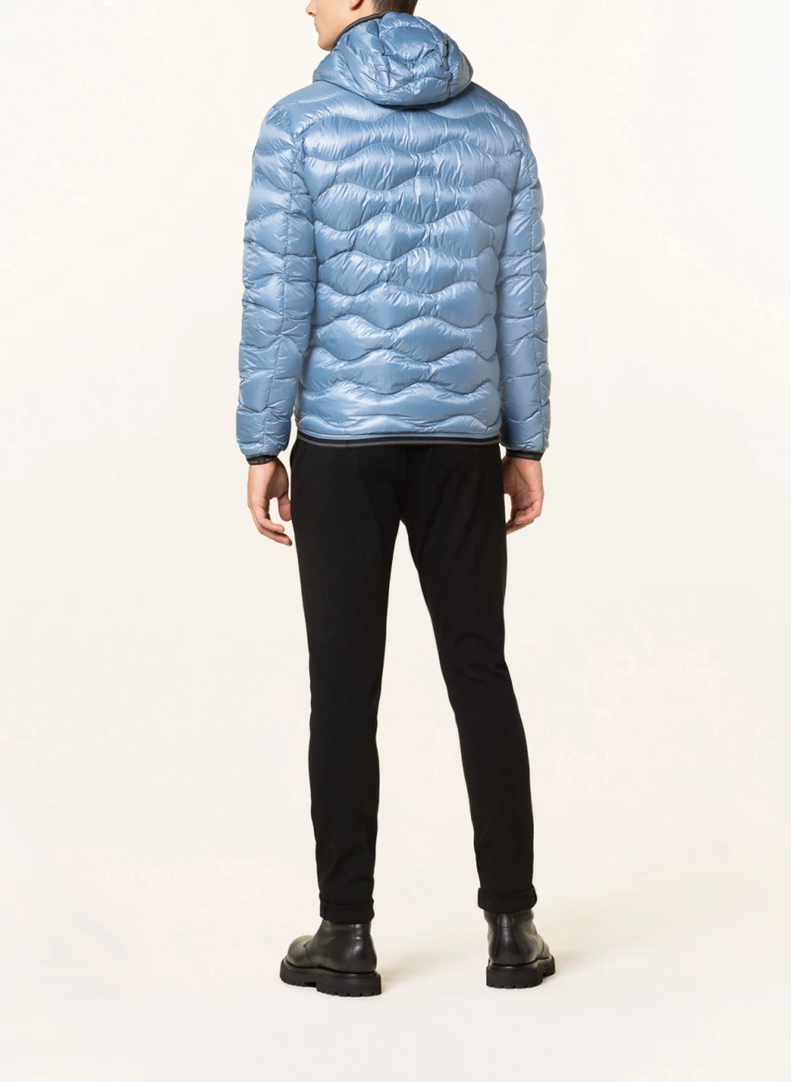 Blauer Daunenjacke in blau SV6319