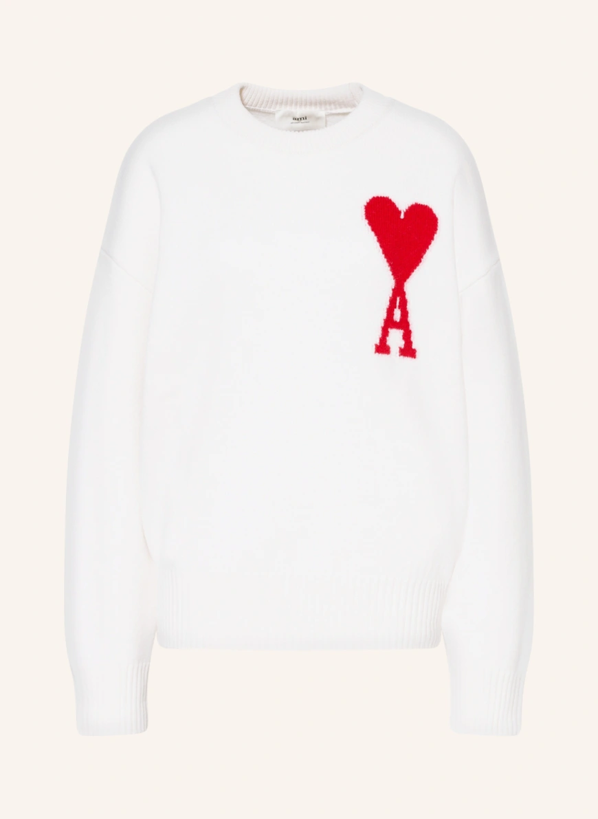 AMI PARIS Pullover in weiss