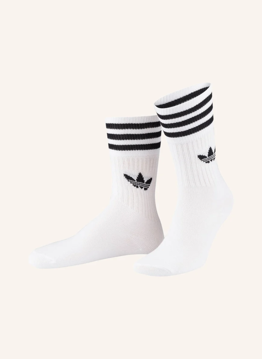 adidas Originals 3er-Pack Socken CREW in weiss