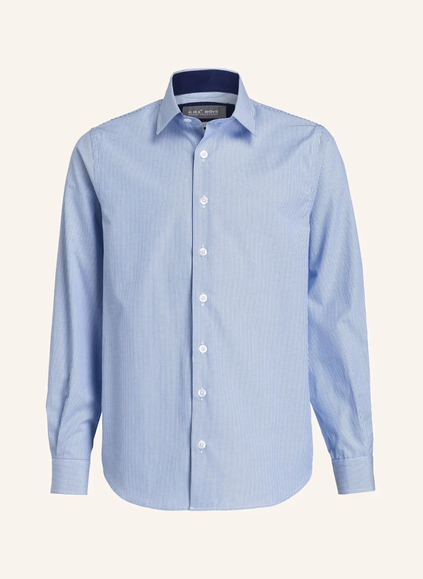 G.O.L. FINEST COLLECTION Shirt BLUE/ WHITE STRIPED