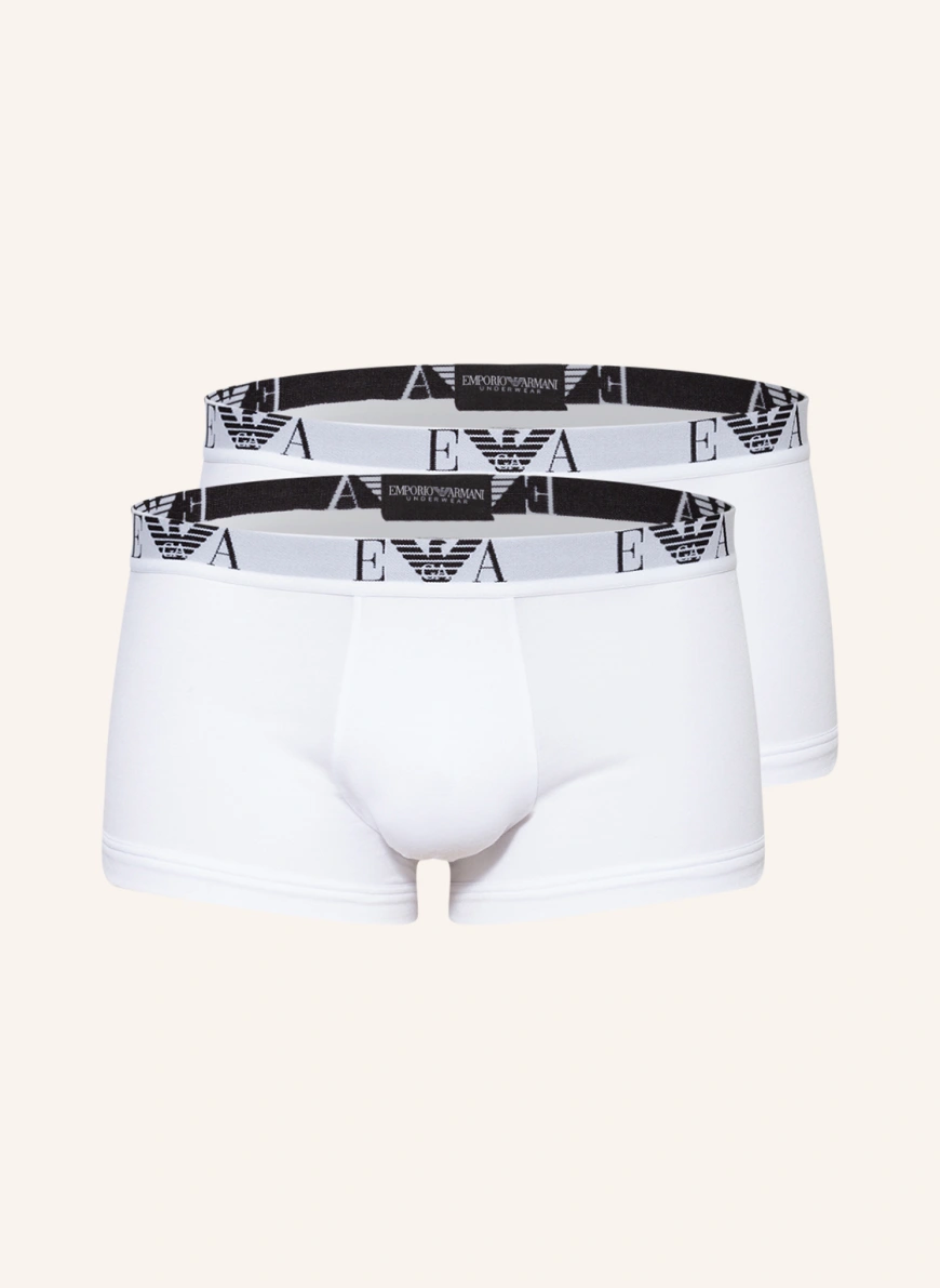 EMPORIO ARMANI 2er-Pack Boxershorts in weiss