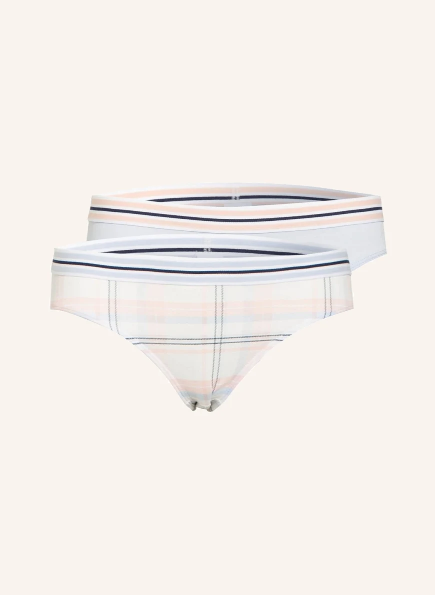 Sanetta 2er-Pack Slips in hellblau/ weiss/ nude