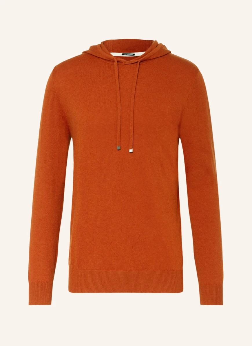 STRELLSON Strick-Hoodie LUKA in dunkelorange