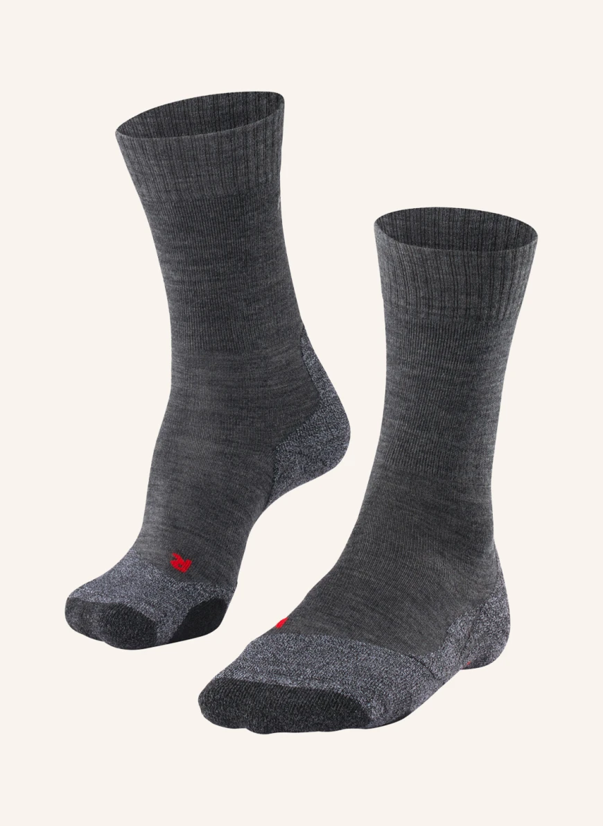 FALKE Trekking-Socken TK2 mit Merinowolle 3180 ASPHALT MEL.