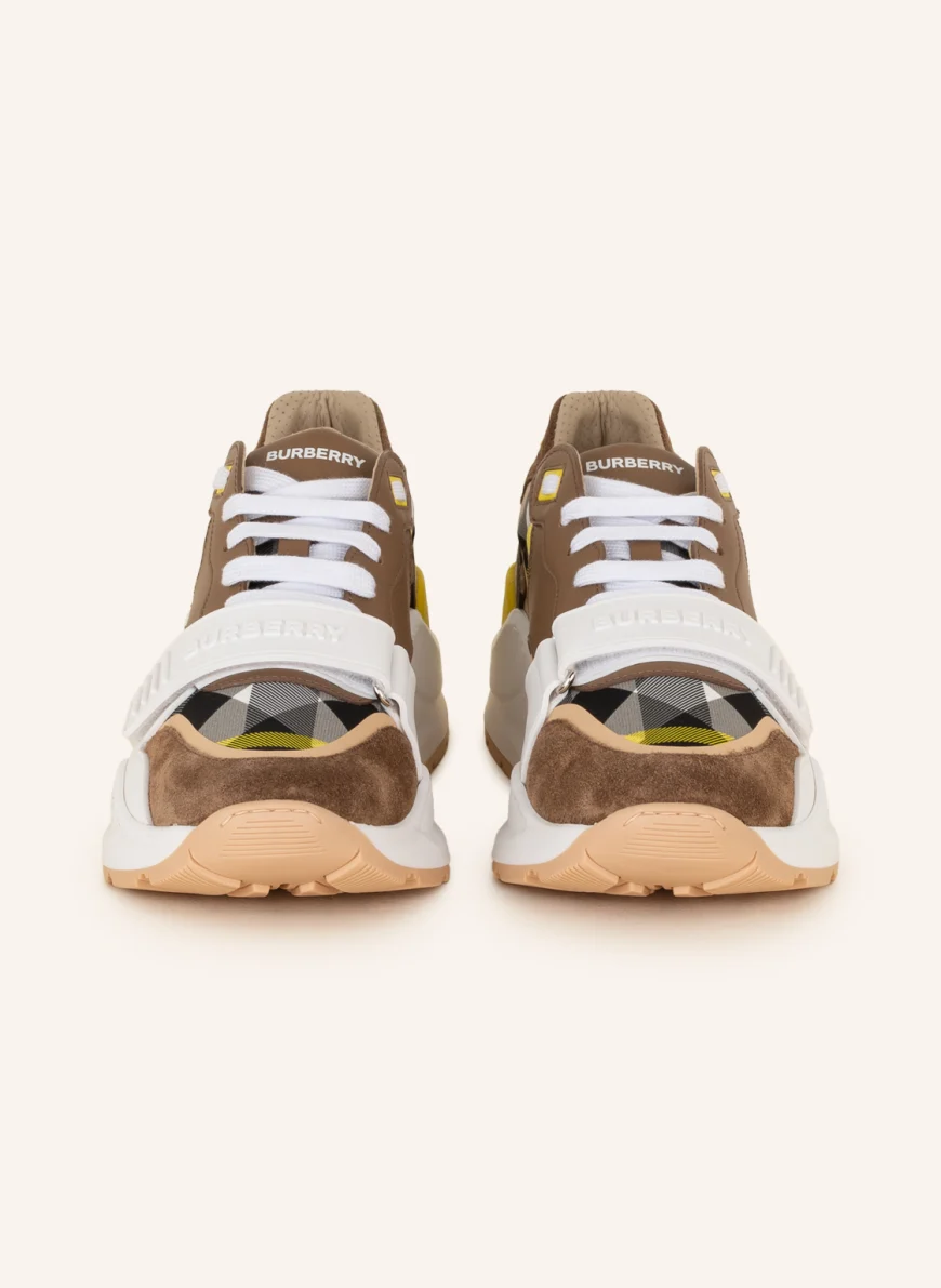 BURBERRY Sneaker RAMSEY in braun/ schwarz/ weiss