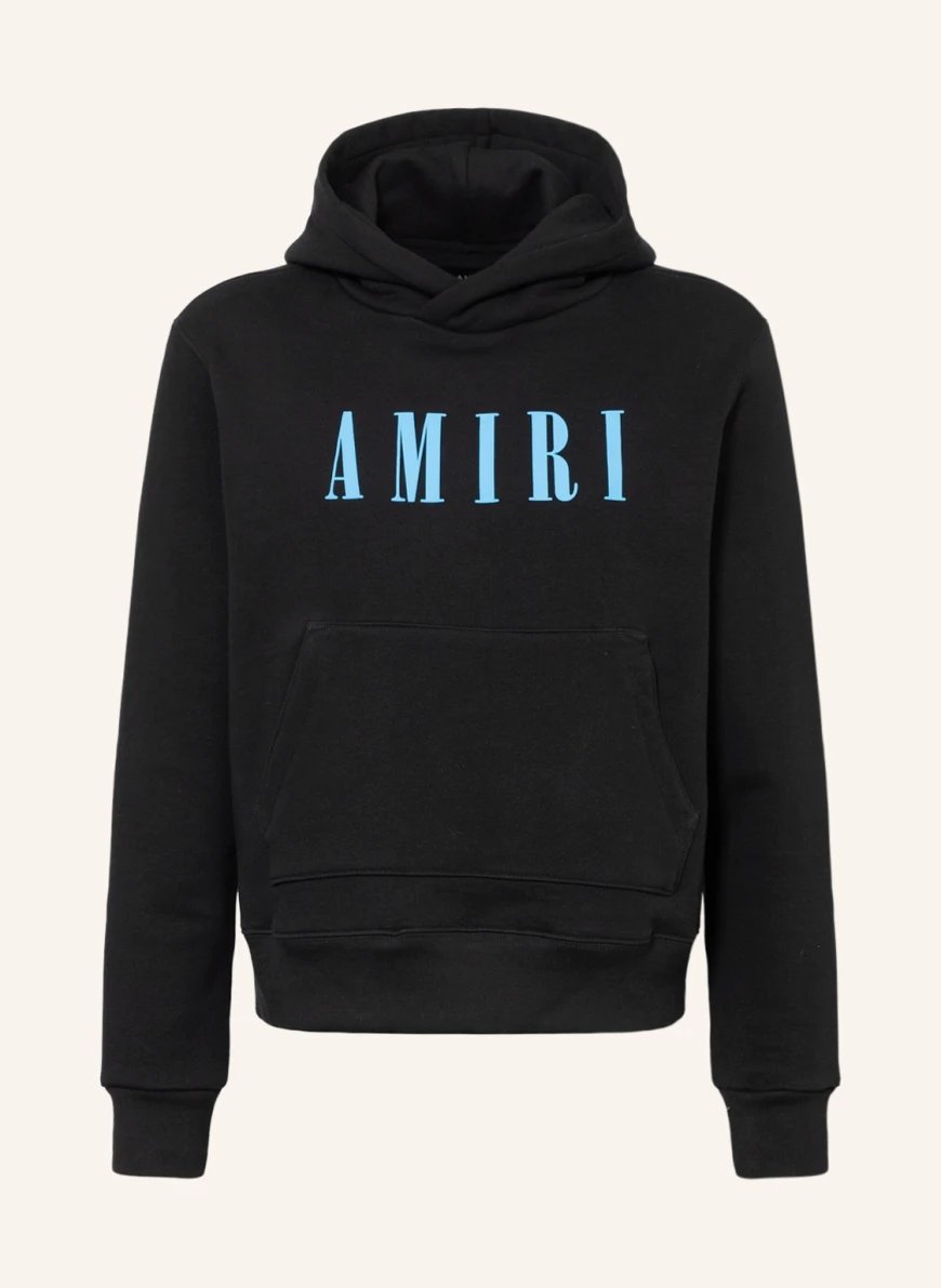 AMIRI Hoodie in schwarz/ blau