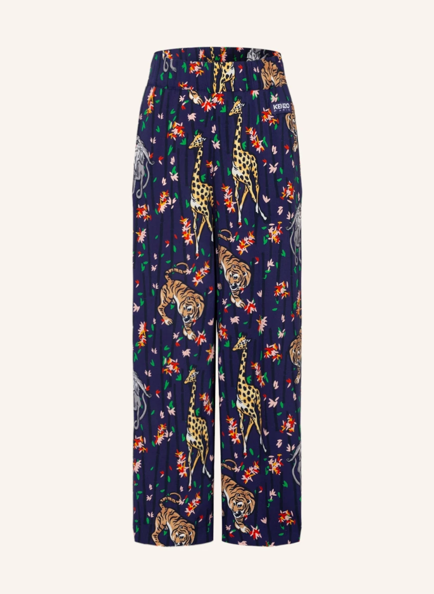 KENZO Culotte in dunkelblau/ grün/ rot