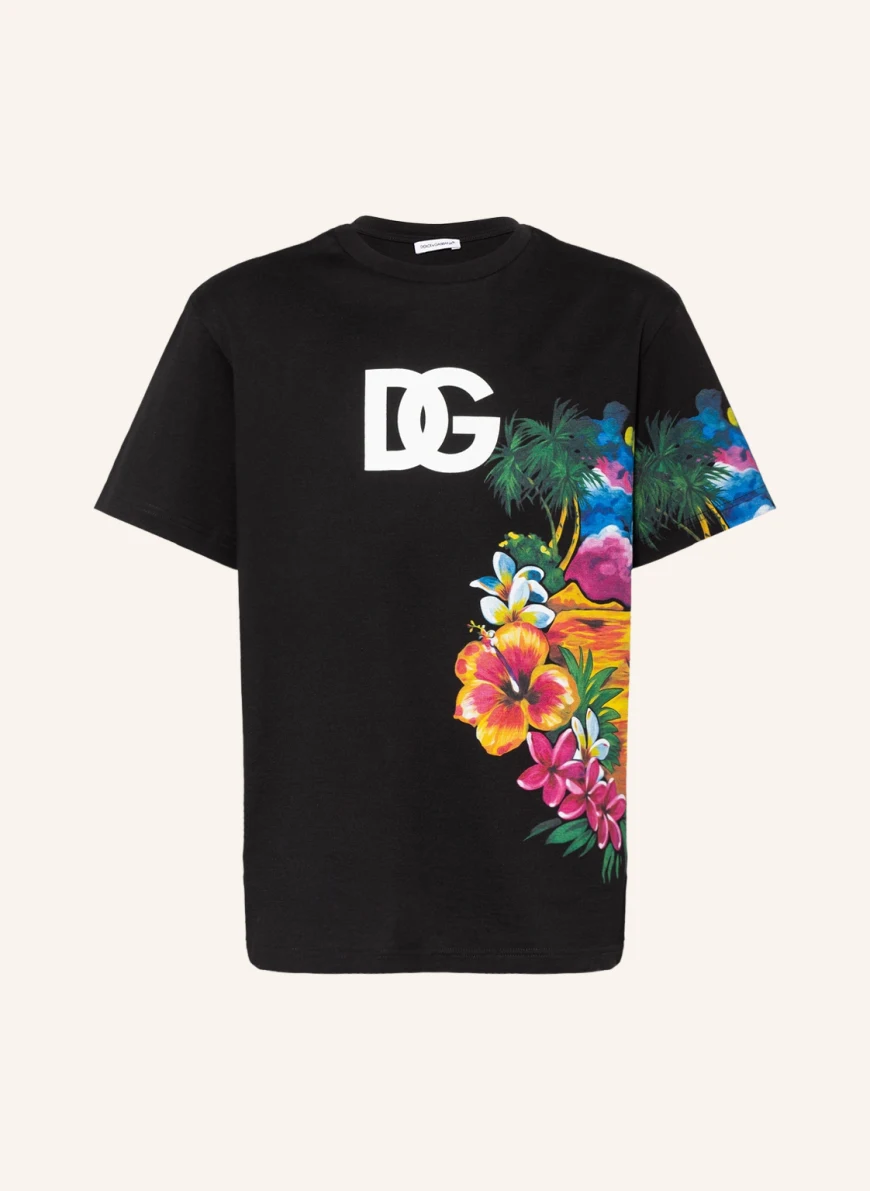 DOLCE & GABBANA T-Shirt in schwarz