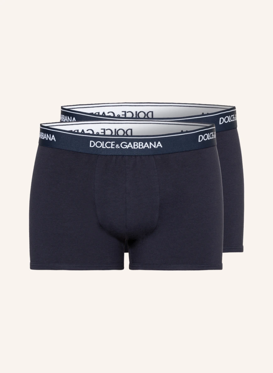 DOLCE & GABBANA 2er-Pack Boxershorts in dunkelblau