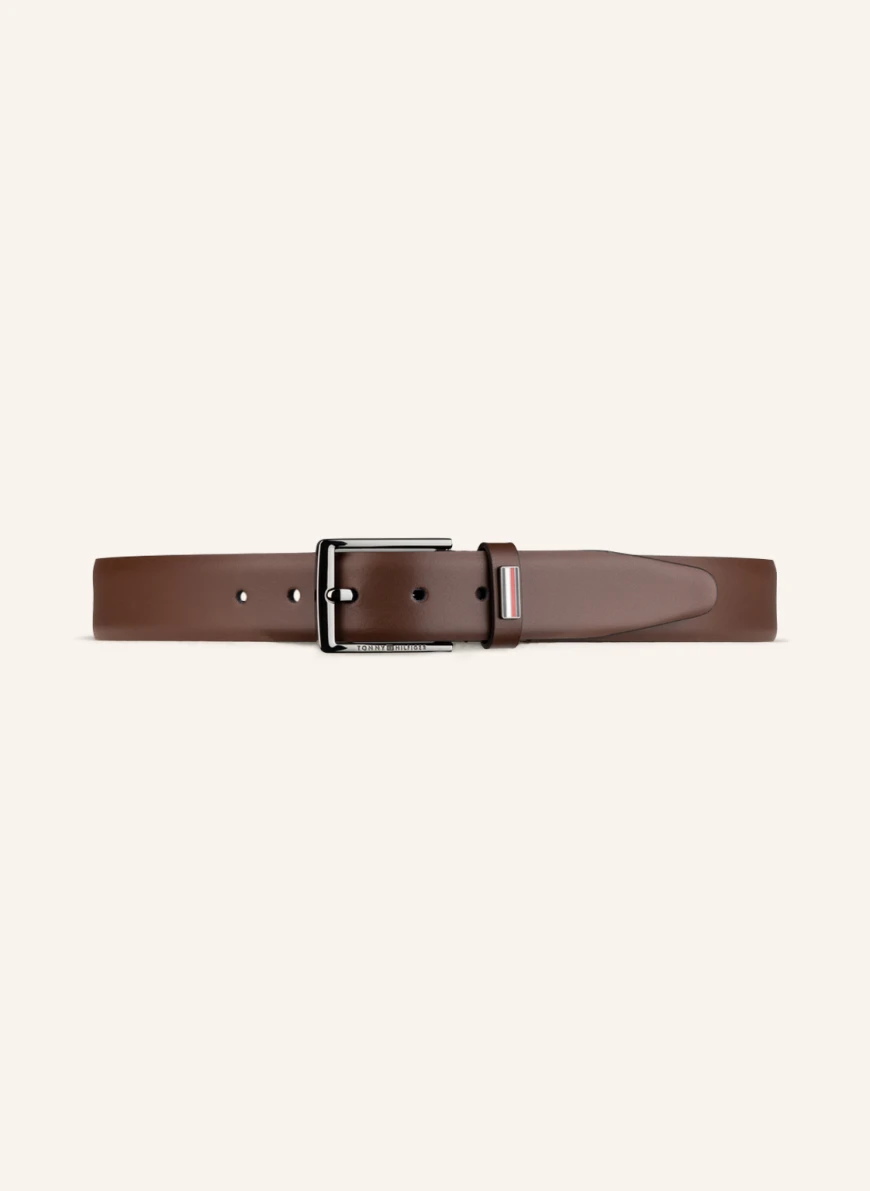 TOMMY HILFIGER Ledergürtel in braun JE6472