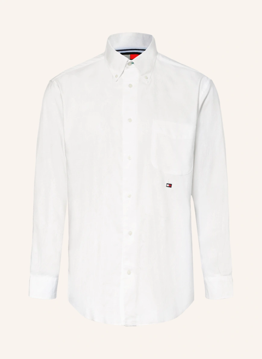 TOMMY HILFIGER Oxford-Hemd Comfort Fit in weiss