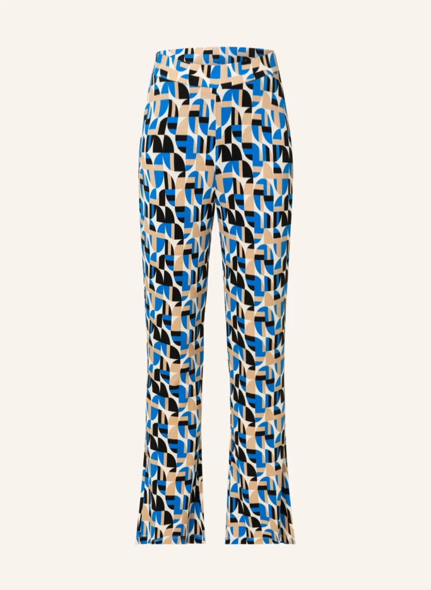 summum woman Hose in ecru/ blau/ schwarz