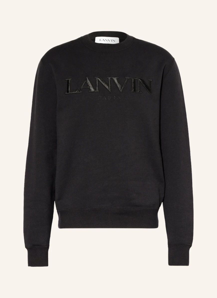 LANVIN Sweatshirt in schwarz
