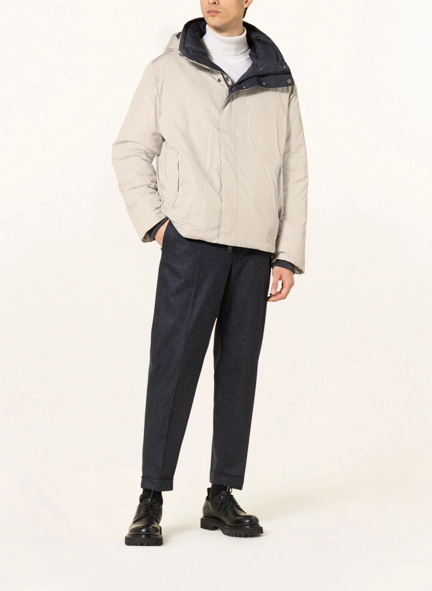 COS Daunenjacke zum Wenden in beige/ schwarz NF7198