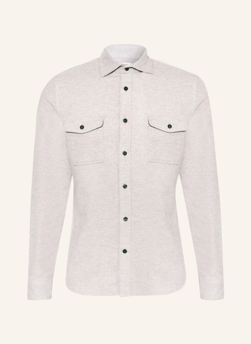 REISS Overshirt MIAMI in hellgrau
