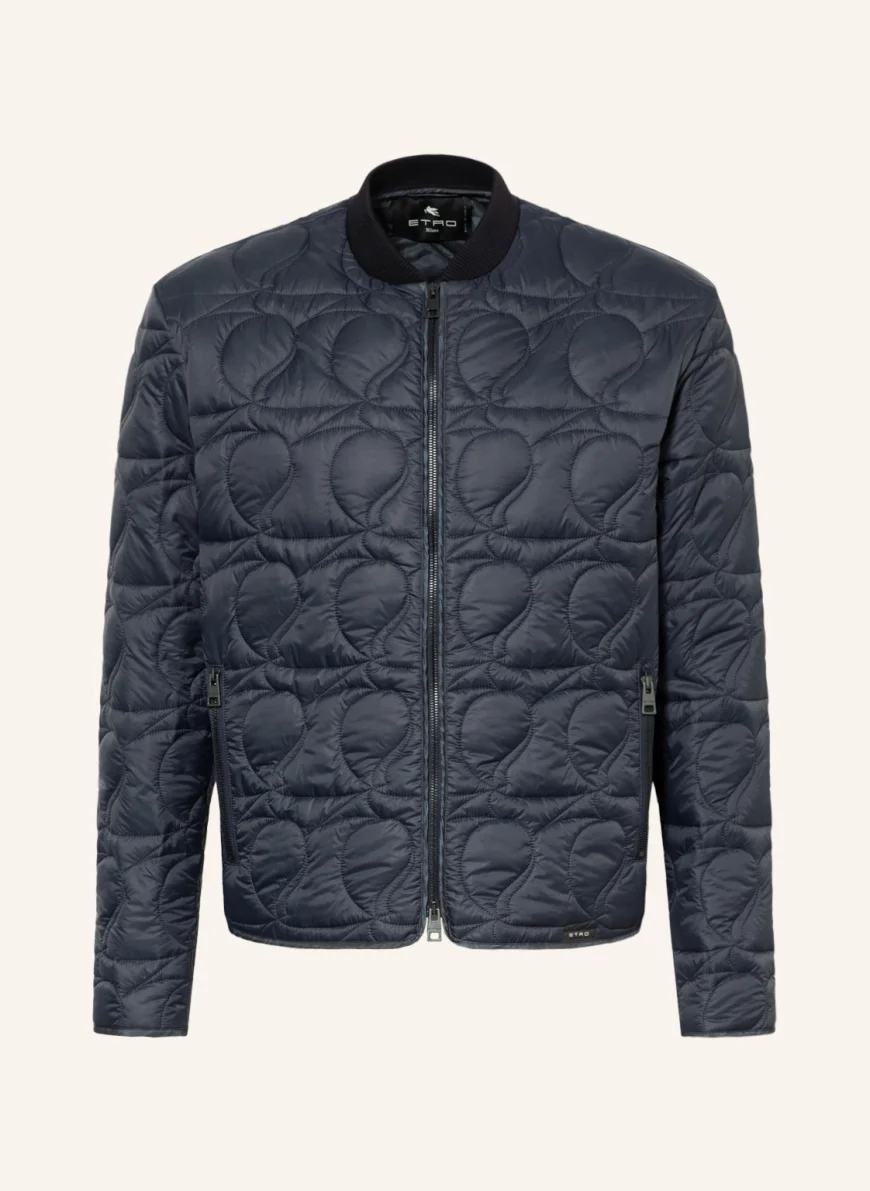 ETRO Steppjacke in dunkelblau