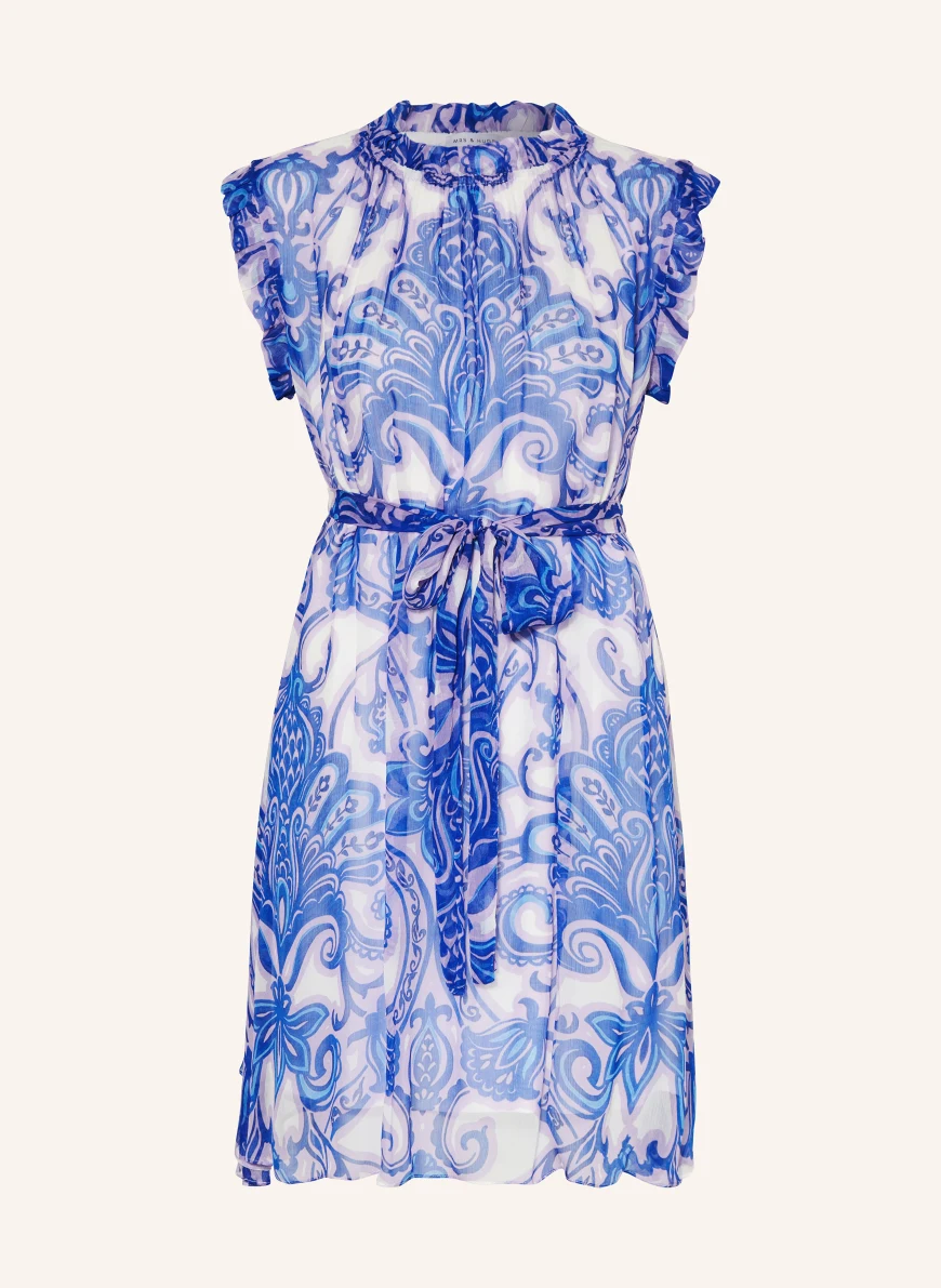 MRS & HUGS rochie ALBASTRU / MOV DESCHIS / ALB