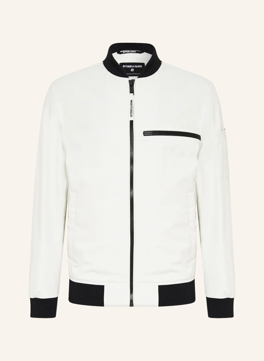 STRELLSON Blouson CLEARWATER in hellgrau/ schwarz