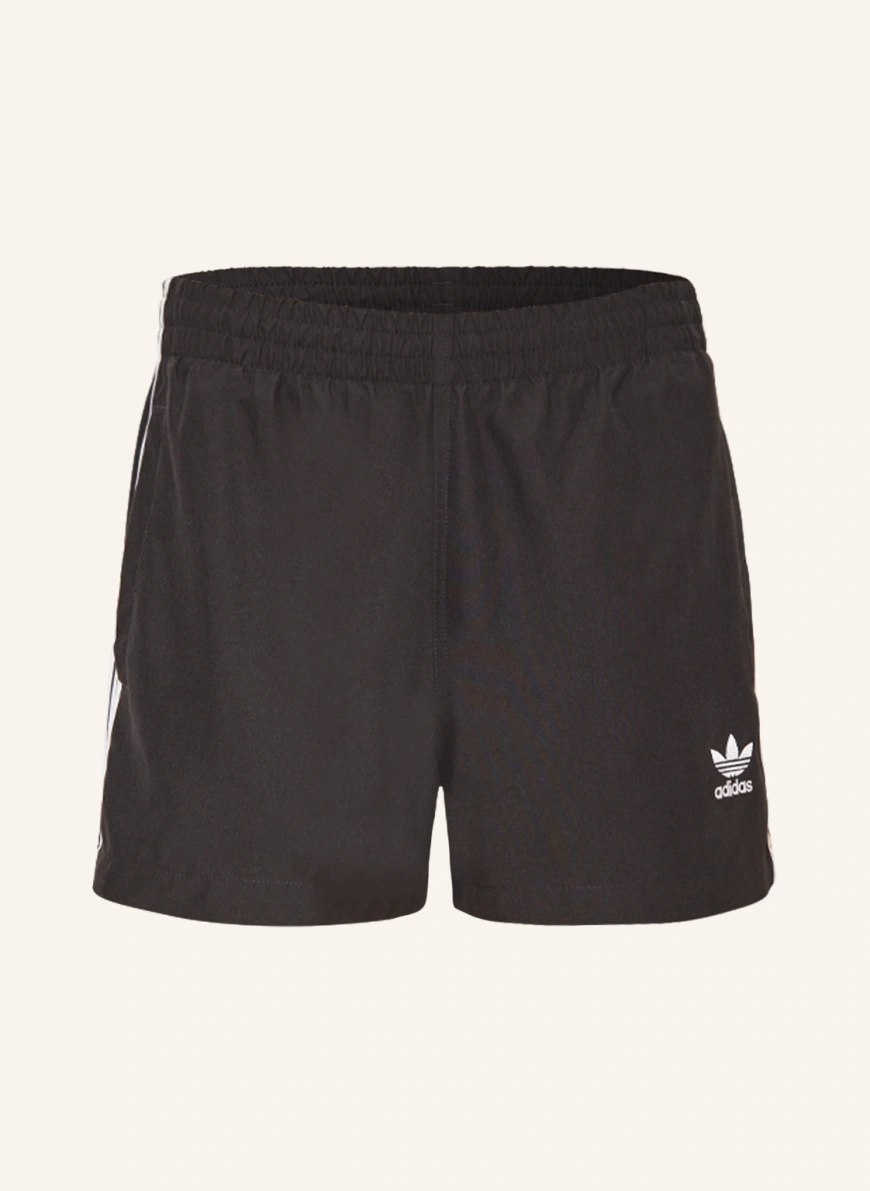 adidas Originals Badeshorts ORIGINALS ADICOLOR 3-STREIFEN in schwarz