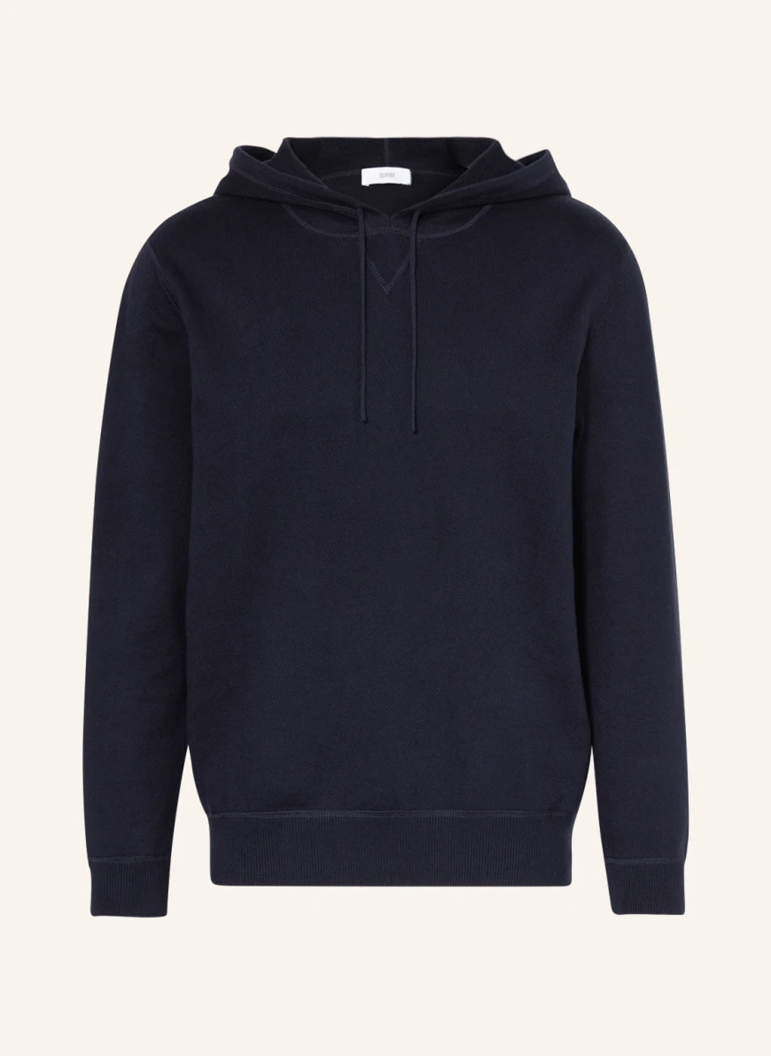 CLOSED Strick-Hoodie in dunkelblau CLOSED Strick-Hoodie in dunkelblau