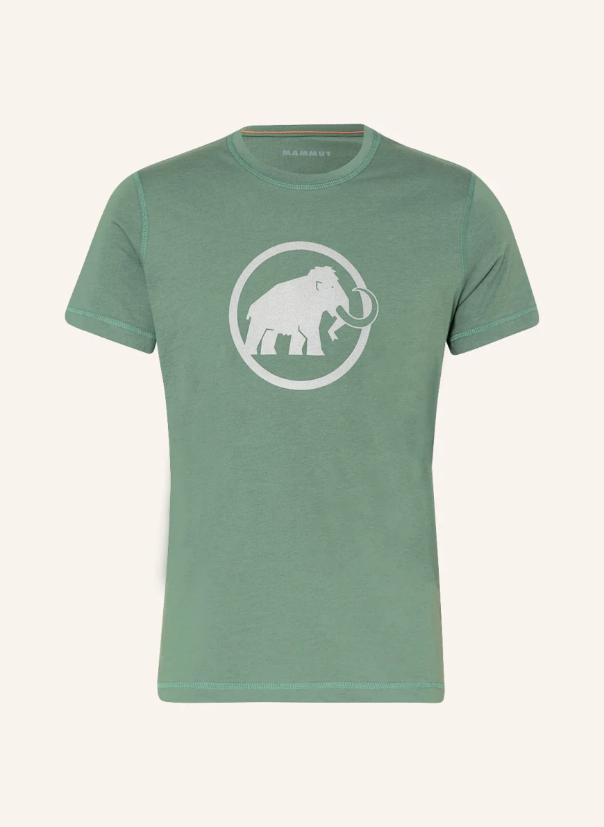 MAMMUT T-Shirt CORE in grün/ hellgrau