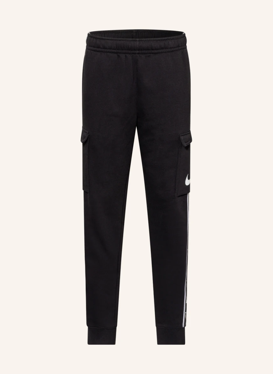 Nike Sweatpants SPORTSWEAR REPEAT in schwarz/ weiss