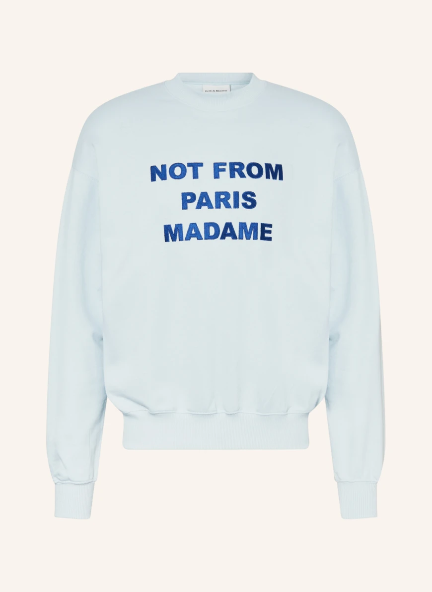 DRÔLE DE MONSIEUR Sweatshirt in hellblau DRÔLE DE MONSIEUR Sweatshirt in hellblau