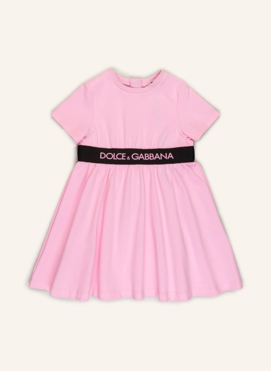 DOLCE & GABBANA Set: Kleid und Hose in rosa