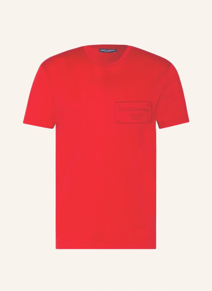 DOLCE & GABBANA T-Shirt in dunkelrot