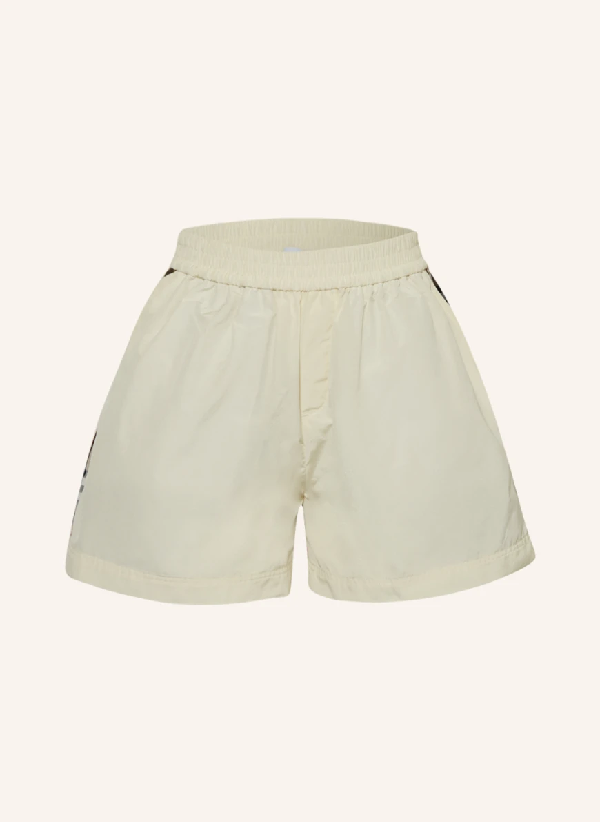 BURBERRY Shorts in creme/ beige/ schwarz