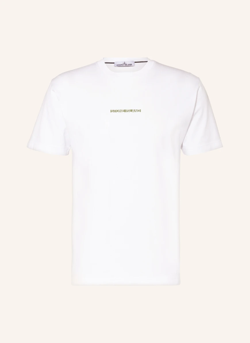STONE ISLAND T-Shirt in weiss