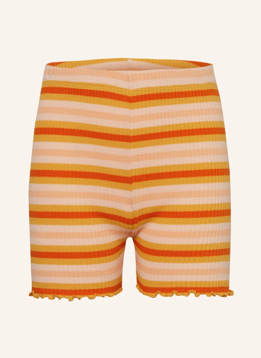 the new society Shorts GUIDO in dunkelgelb/ orange/ nude