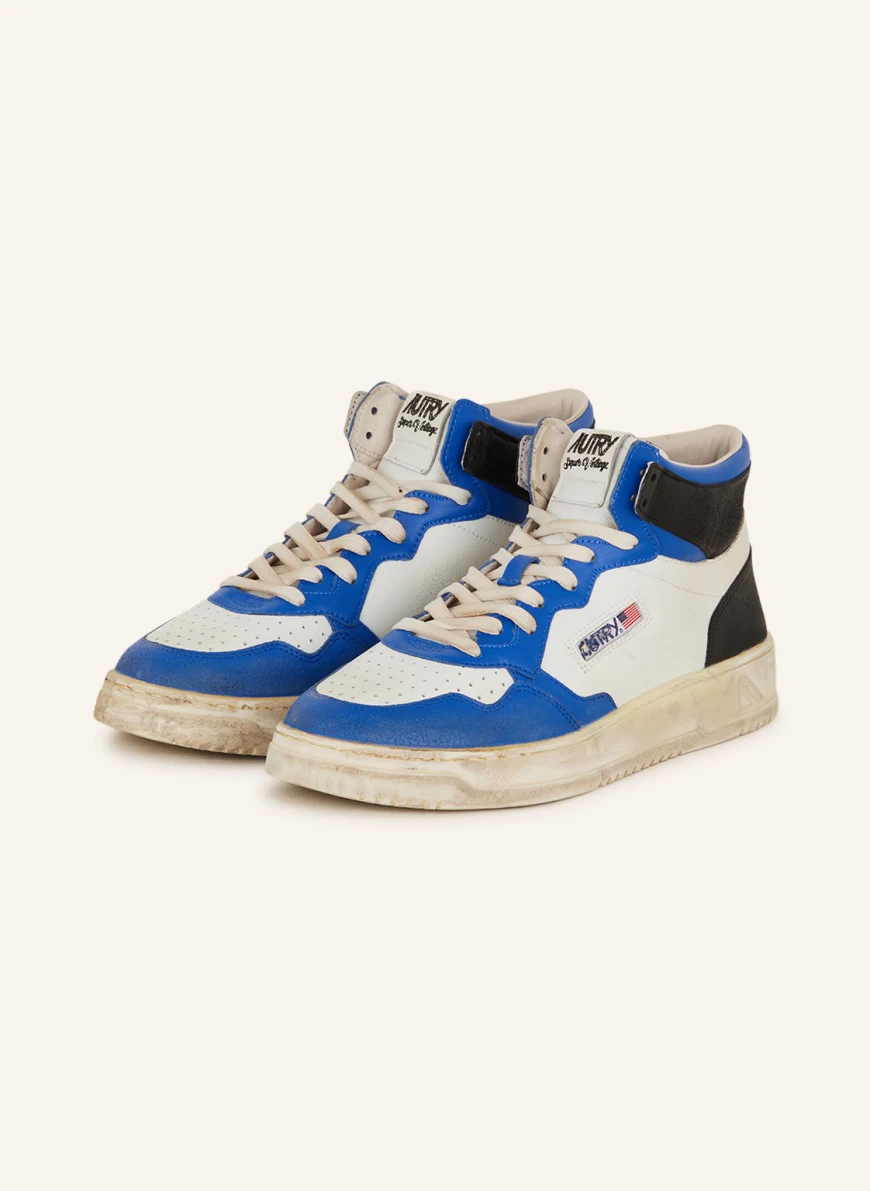 AUTRY Hightop-Sneaker SUPER VINTAGE in weiss/ blau/ schwarz