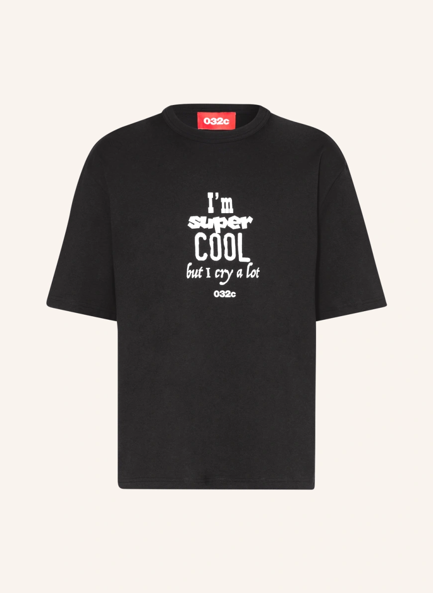 032c Oversized-Shirt in schwarz/ weiss 032c Oversized-Shirt in schwarz/ weiss