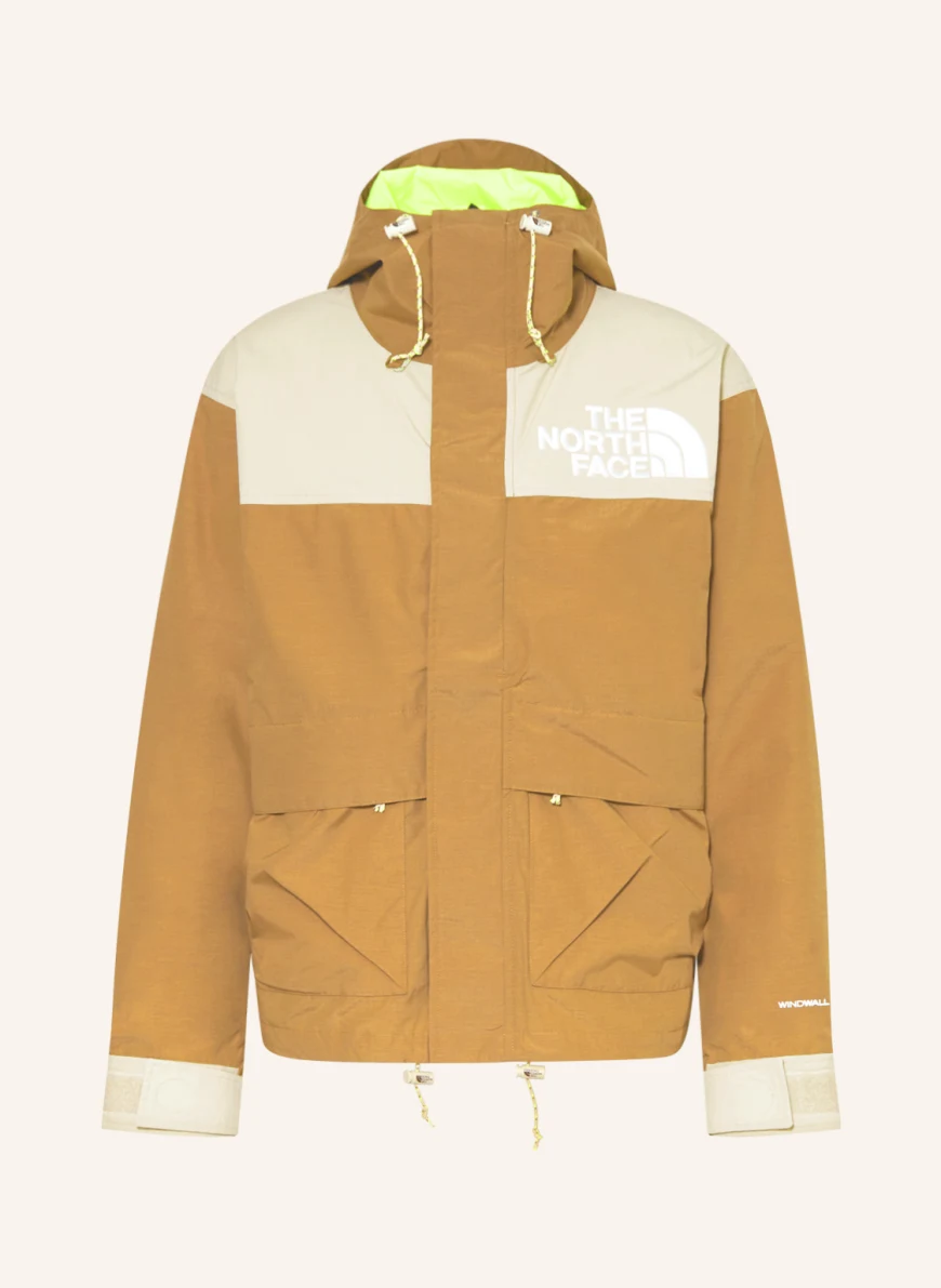 THE NORTH FACE Funktionsjacke ’86 LOW-FI-HI-TEK MOUNTAIN in braun/ hellgelb