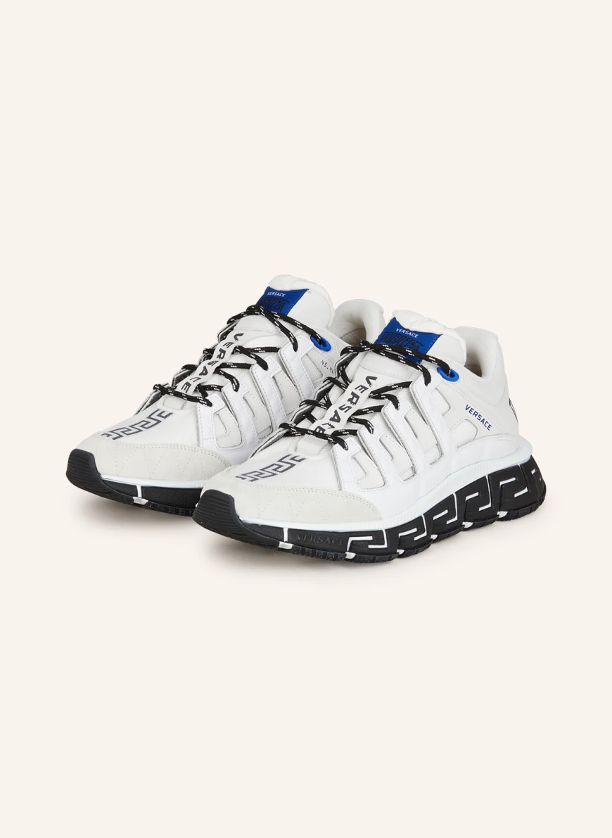 VERSACE Sneaker TRIGRECA in weiss/ hellgrau