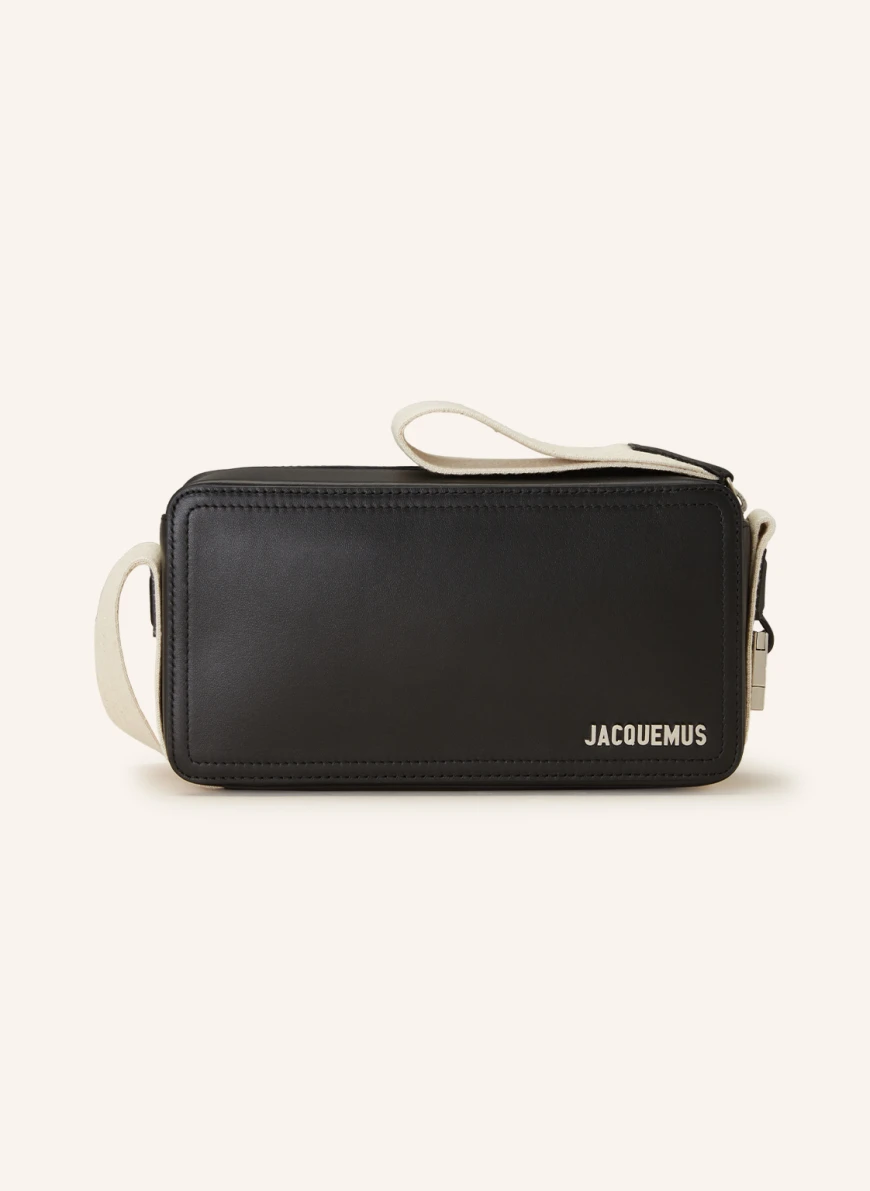 JACQUEMUS Umhängetasche LE CUERDA HORIZONTAL in schwarz/ ecru