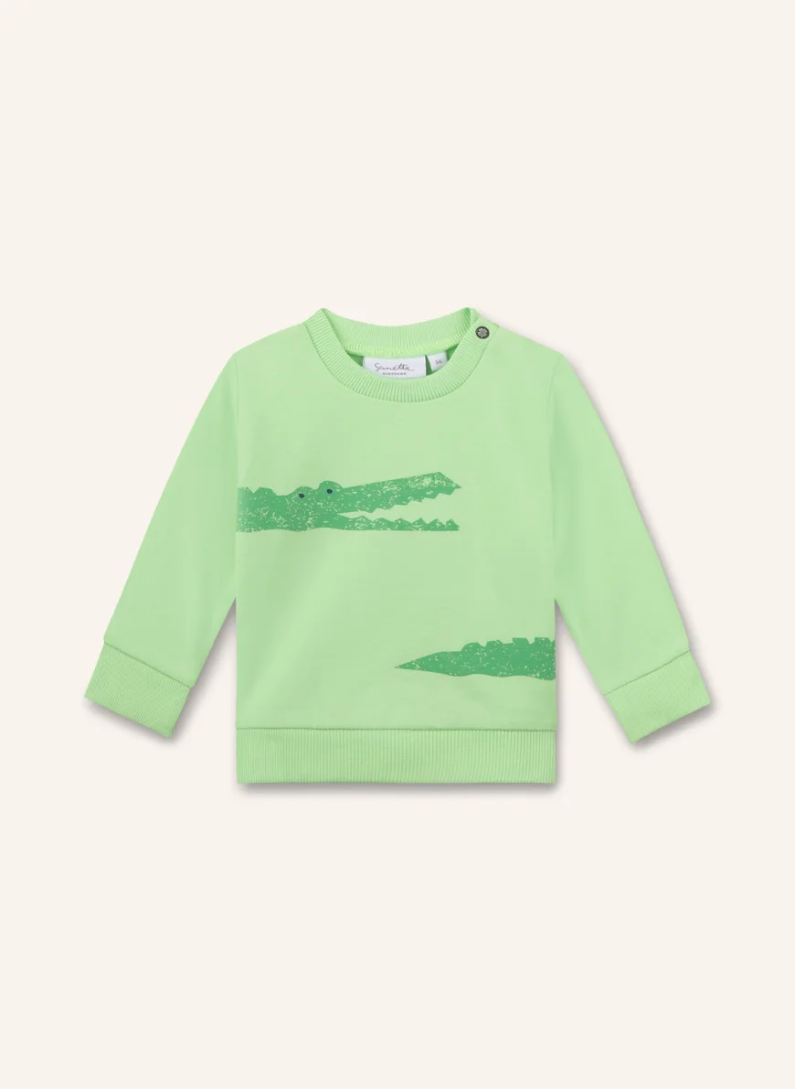 Sanetta KIDSWEAR Sweatshirt in hellgrün