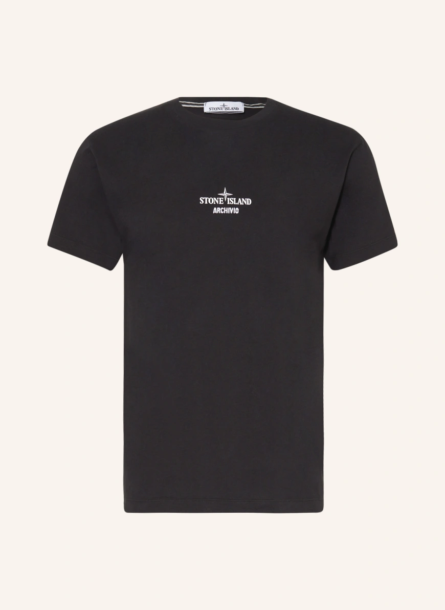 STONE ISLAND T-Shirt in schwarz