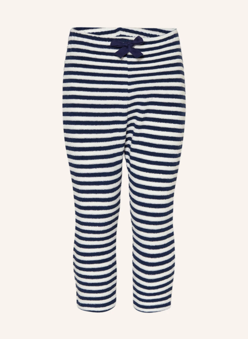 PETIT BATEAU Frotteehose im Jogging-Stil in blau/ weiss