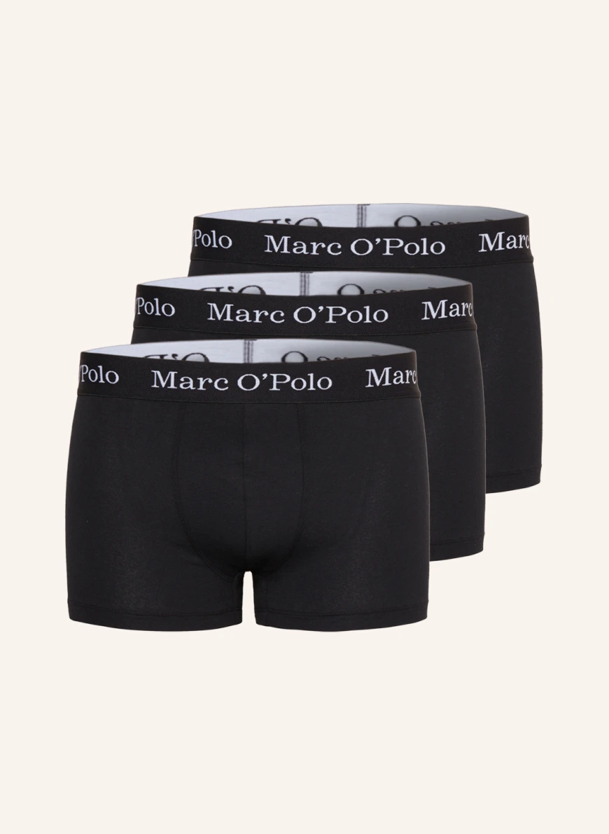 Marc O'Polo 3er-Pack Boxershorts in schwarz