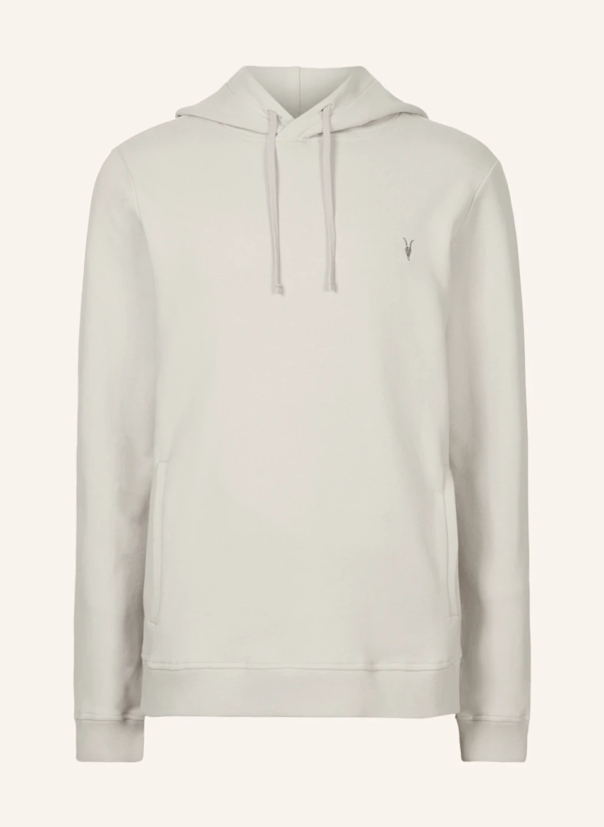 ALLSAINTS Hoodie RAVEN in hellgrau