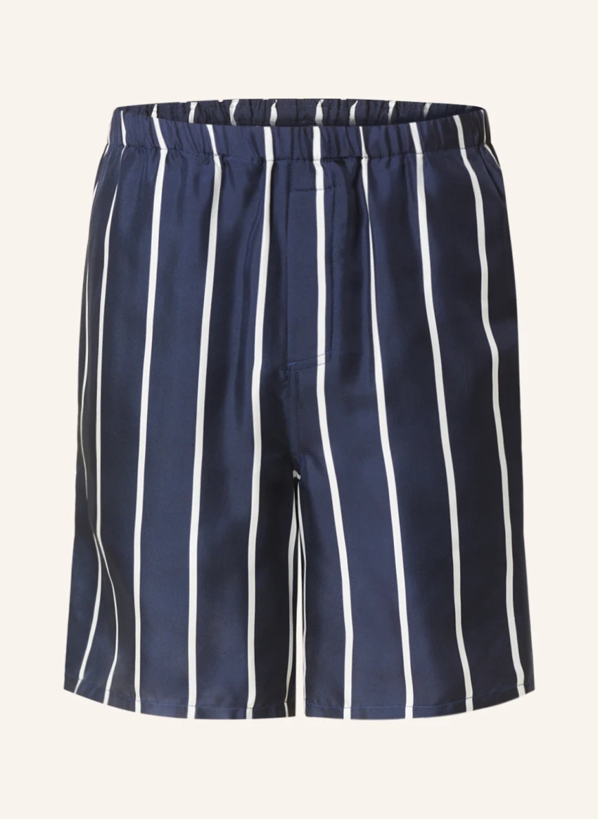 AMI PARIS Shorts in dunkelblau/ weiss