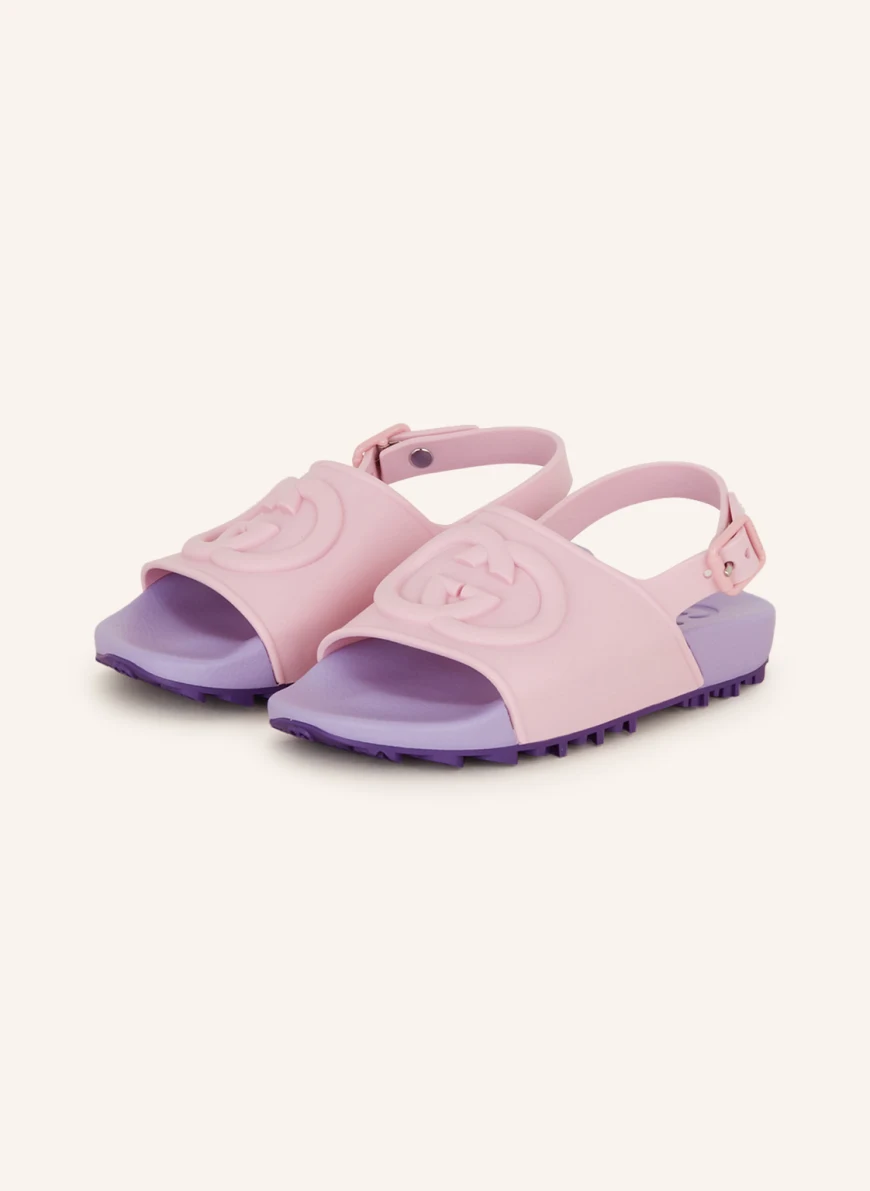 GUCCI Sandalen in rosa/ helllila